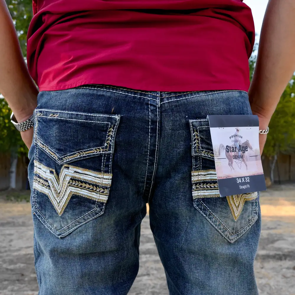 Men’s SA-030 Straight Fit Blue Jean