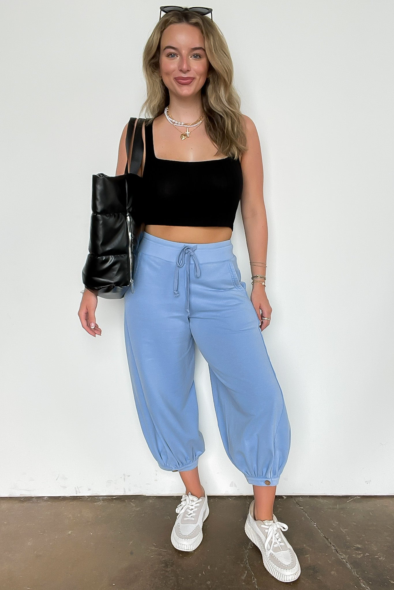 Acid Wash Bubble Pants