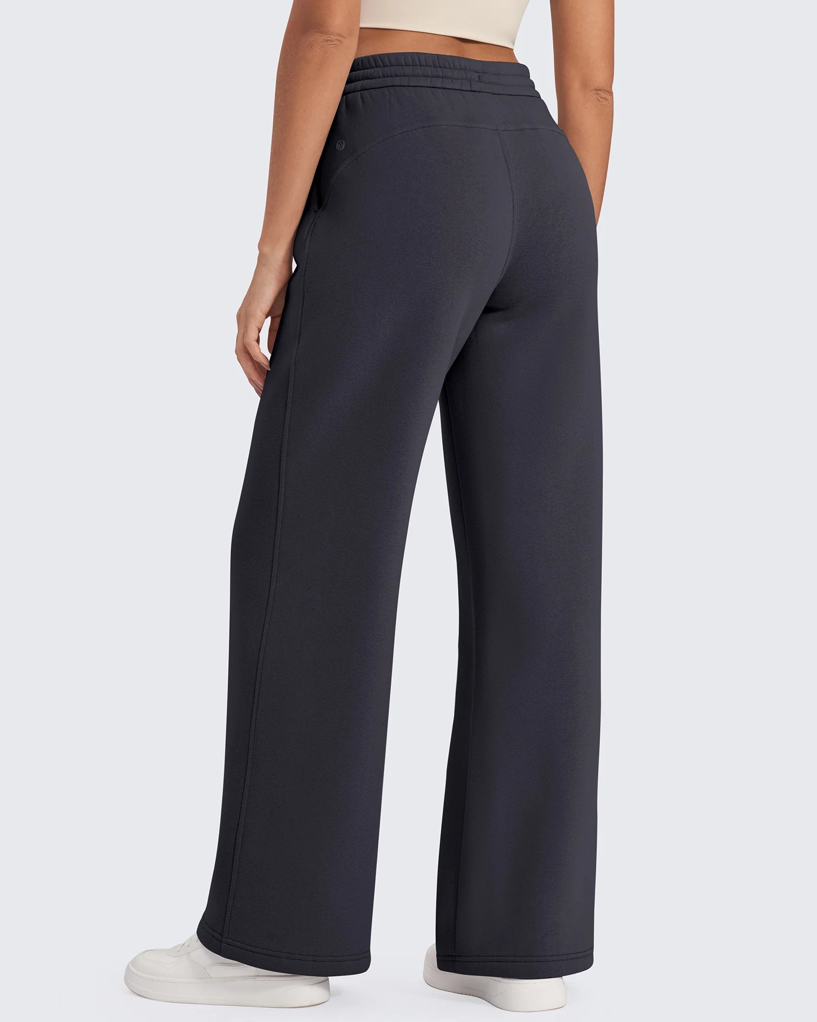 Flurrylux Fleece Lined Drawstring High-Waist Pants