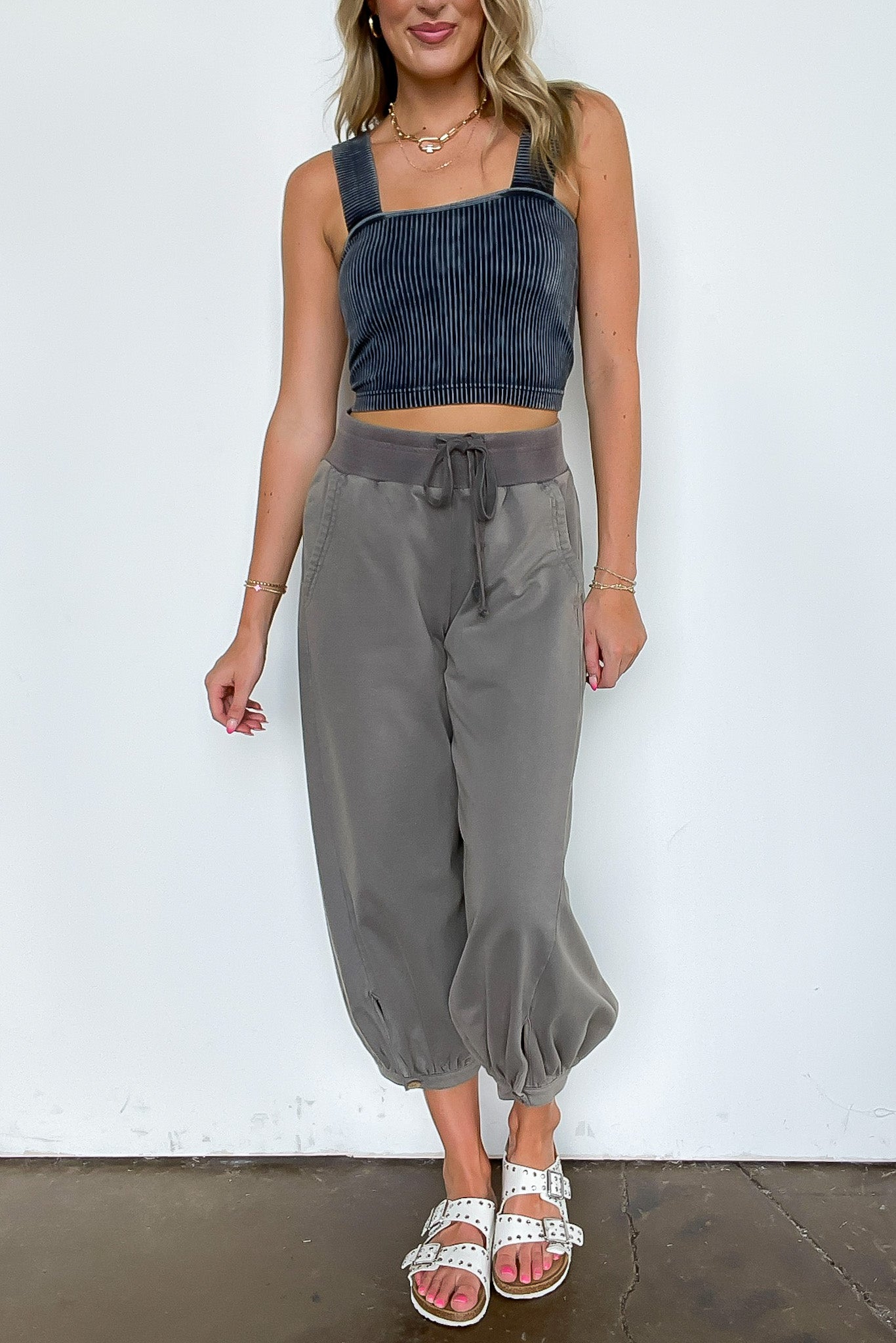 Acid Wash Bubble Pants