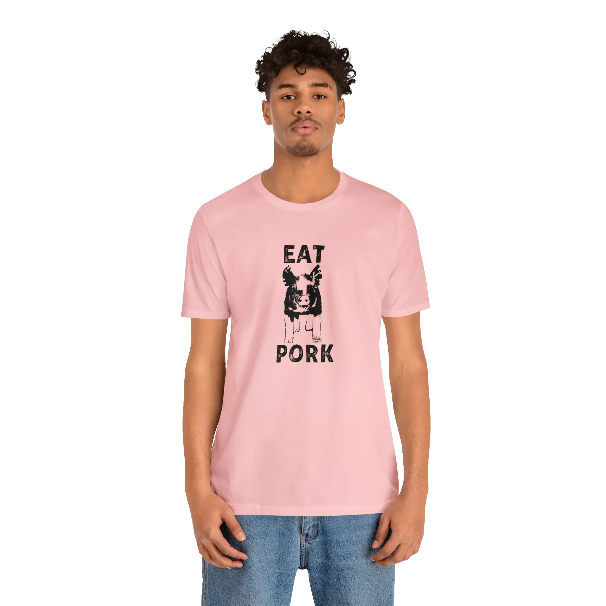 Eat Pork Unisex Jersey Short Sleeve Tee