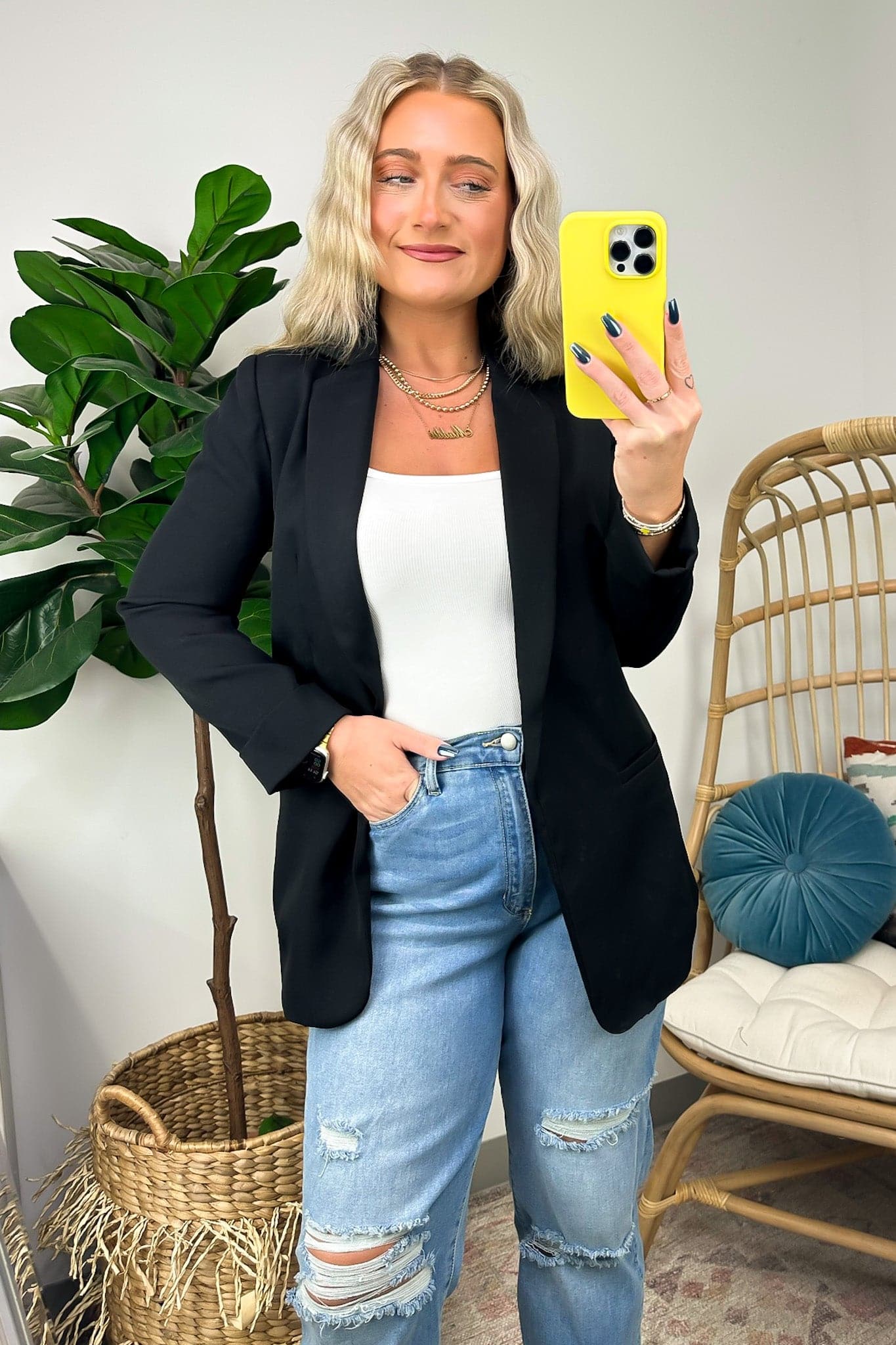 Officially Impressive Long Sleeve Classic Blazer