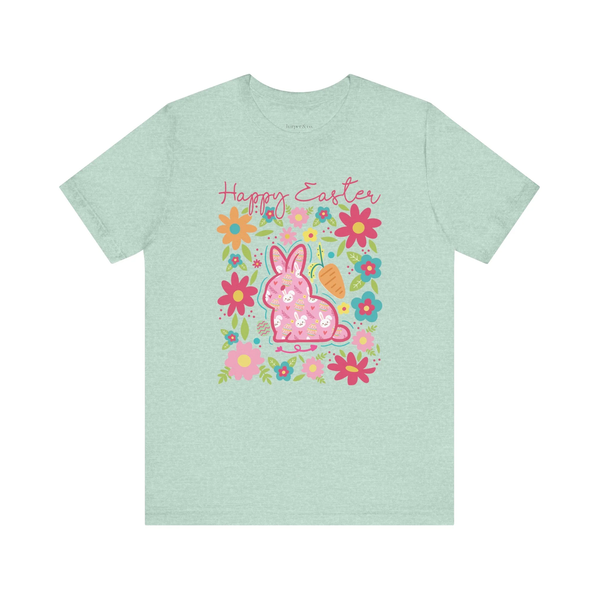 Happy Easter Bella Canvas Unisex Jersey Short Sleeve Tee