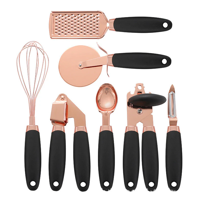 7PC Copper & Ceramic Kitchen Tools