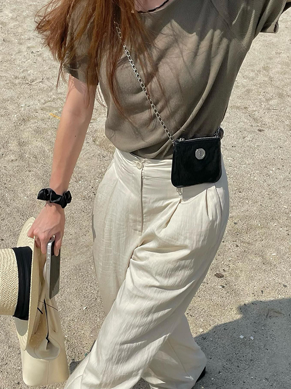 Chains Shiny Split-Joint Crossbody Bags Bags Accessories