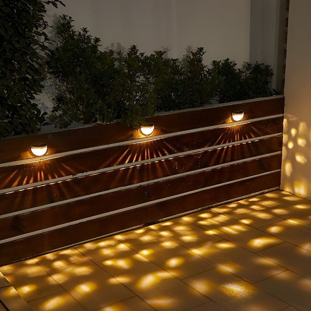 Solar Stair Lights Outdoor Step Lights LED Garden Lights Wall Mounted Lights
