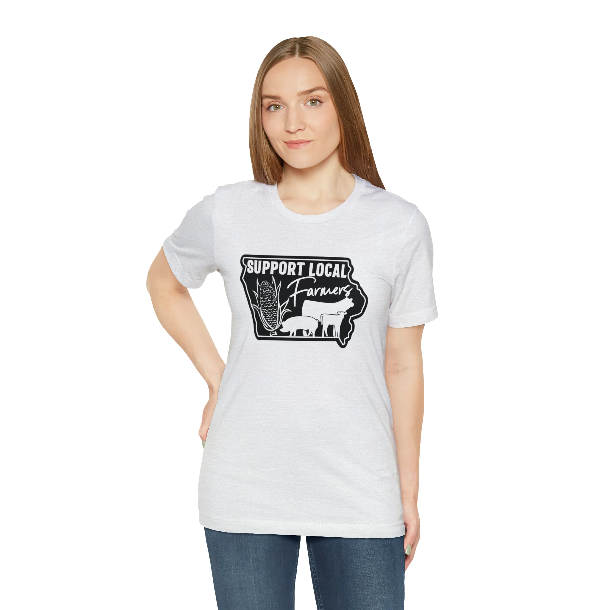 Iowa Farmer Unisex Jersey Short Sleeve Tee