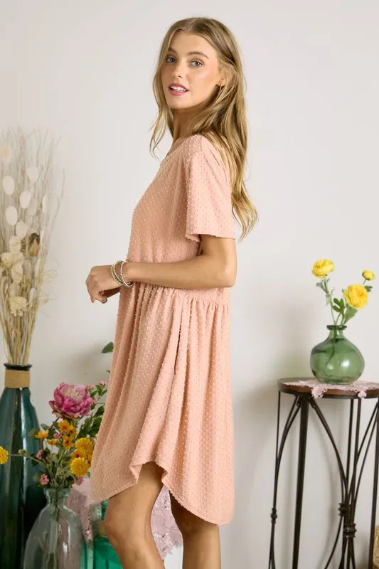 Swiss Dot Babydoll Dress