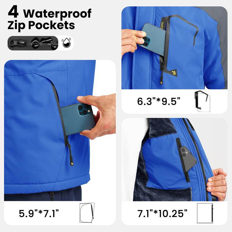 🔥Last Day 95% OFF🔥Men's Waterproof Ski Jacket