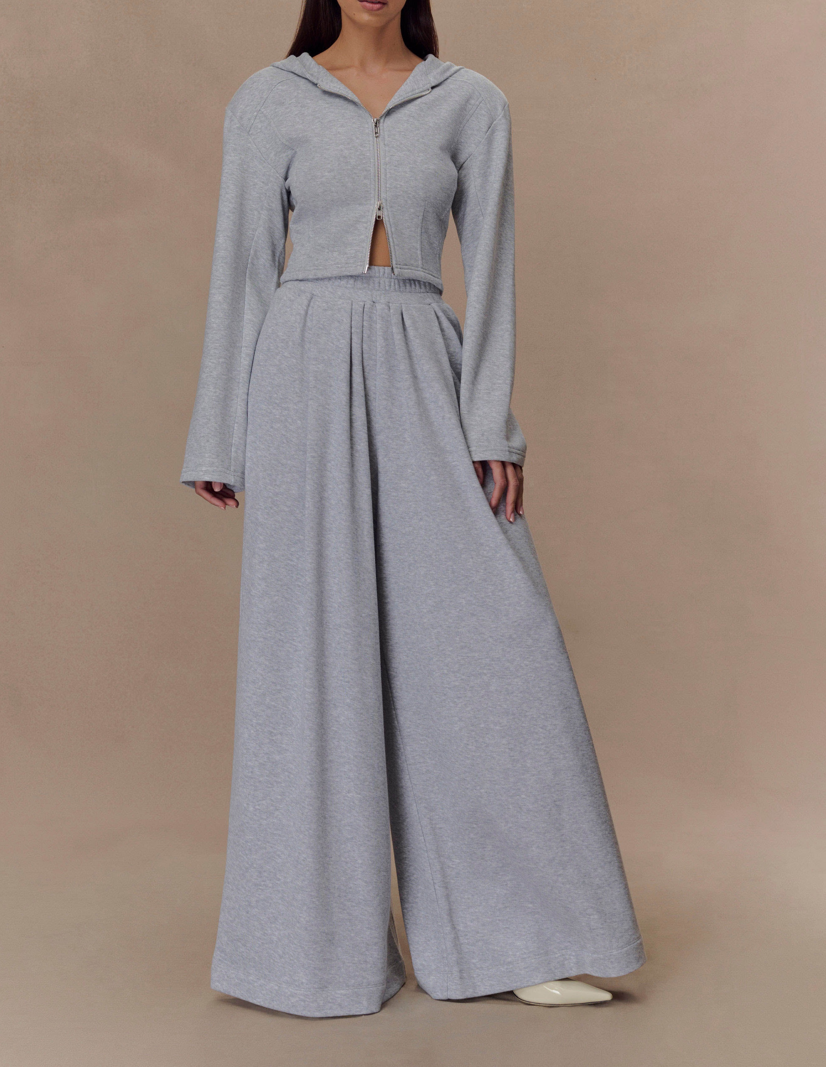 Marle Gathered Wide Leg Jogger