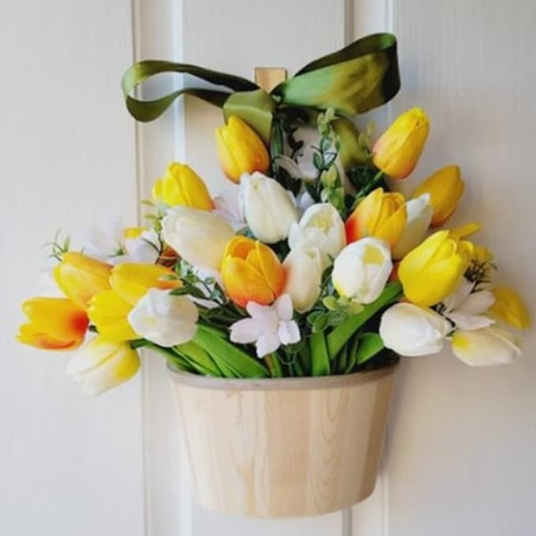 UV Resistant Lifelike Artificial Tulips Flowers