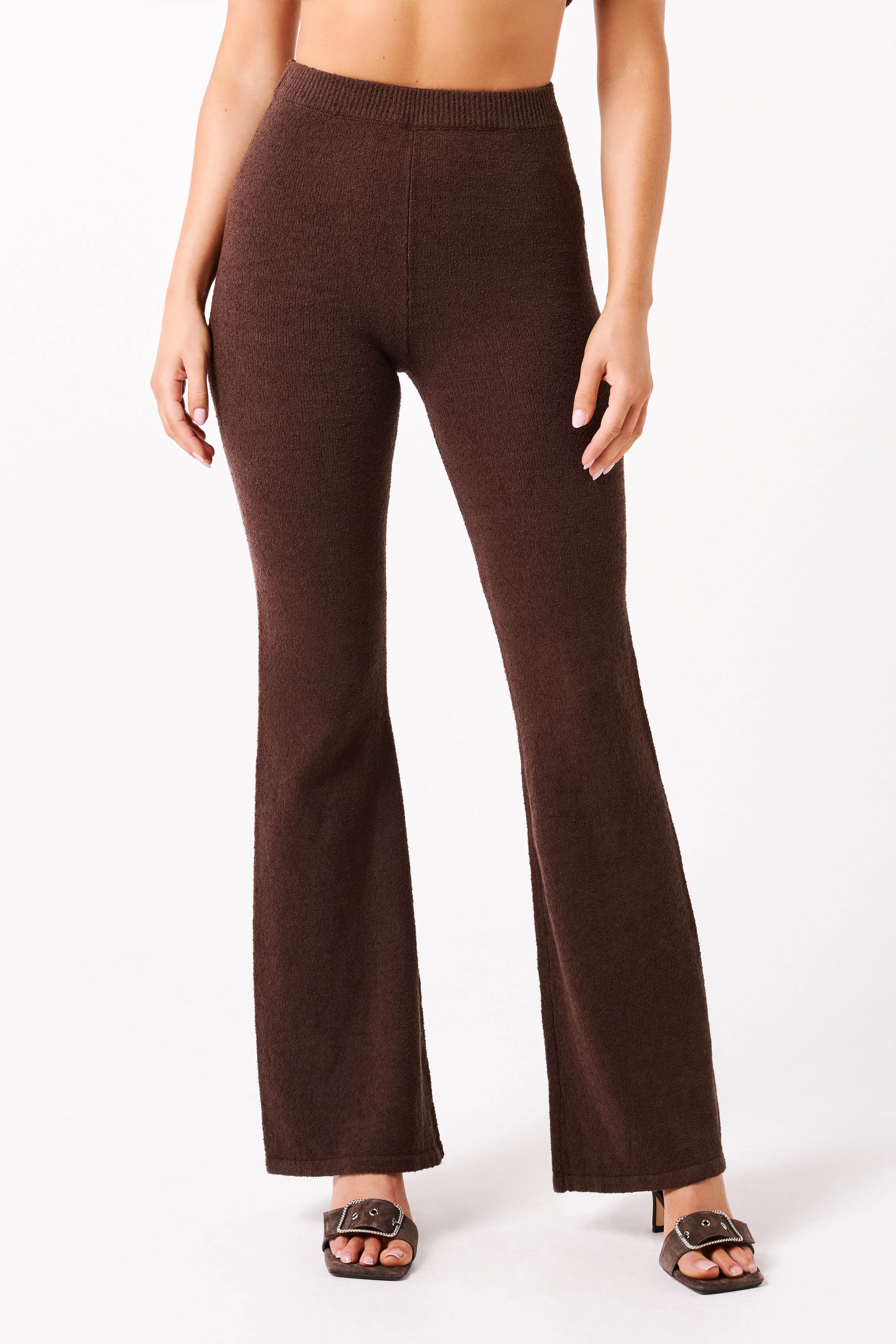 Chocolate Knit Pants