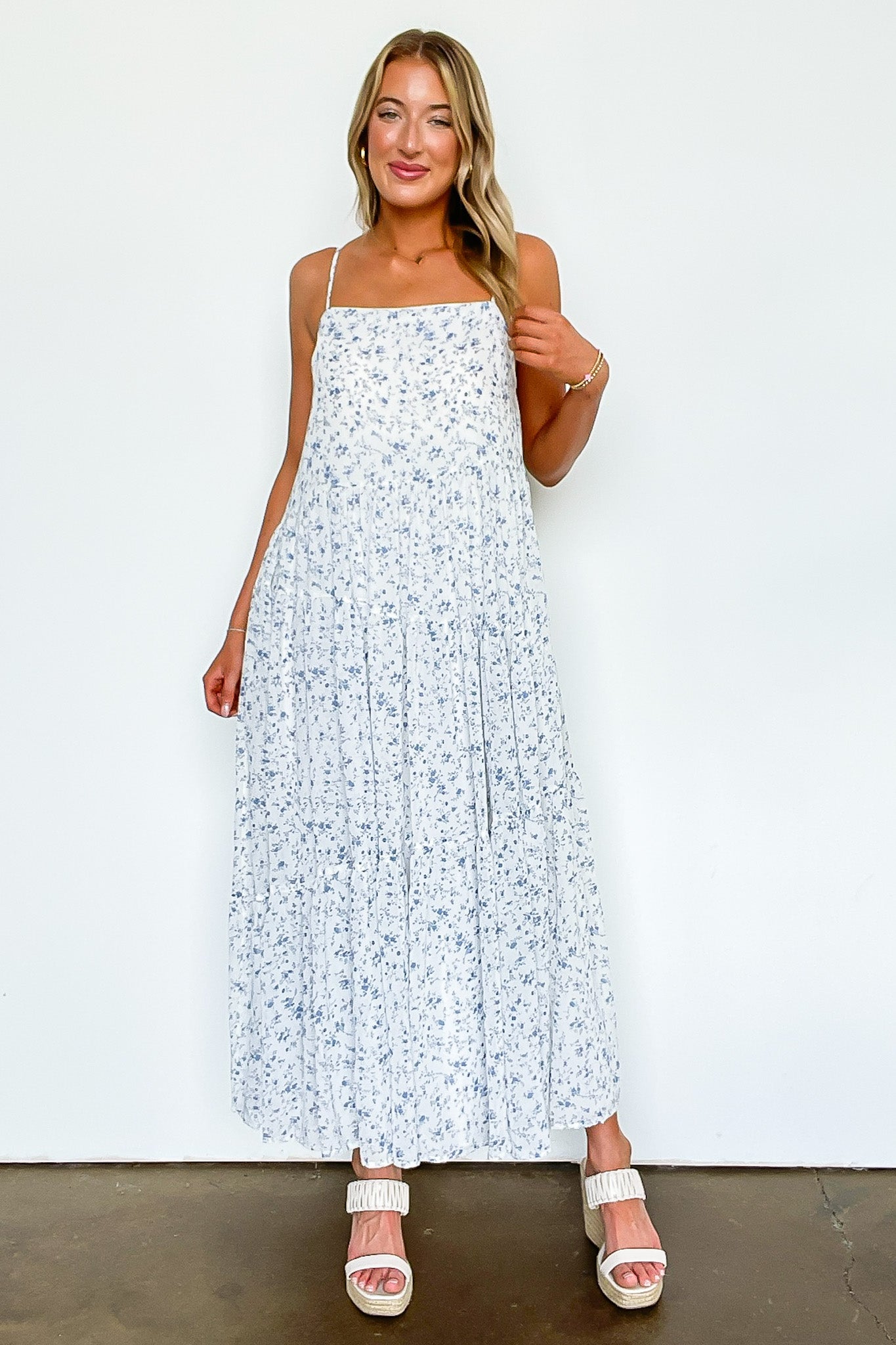 Flirtatious Poise Floral Dress