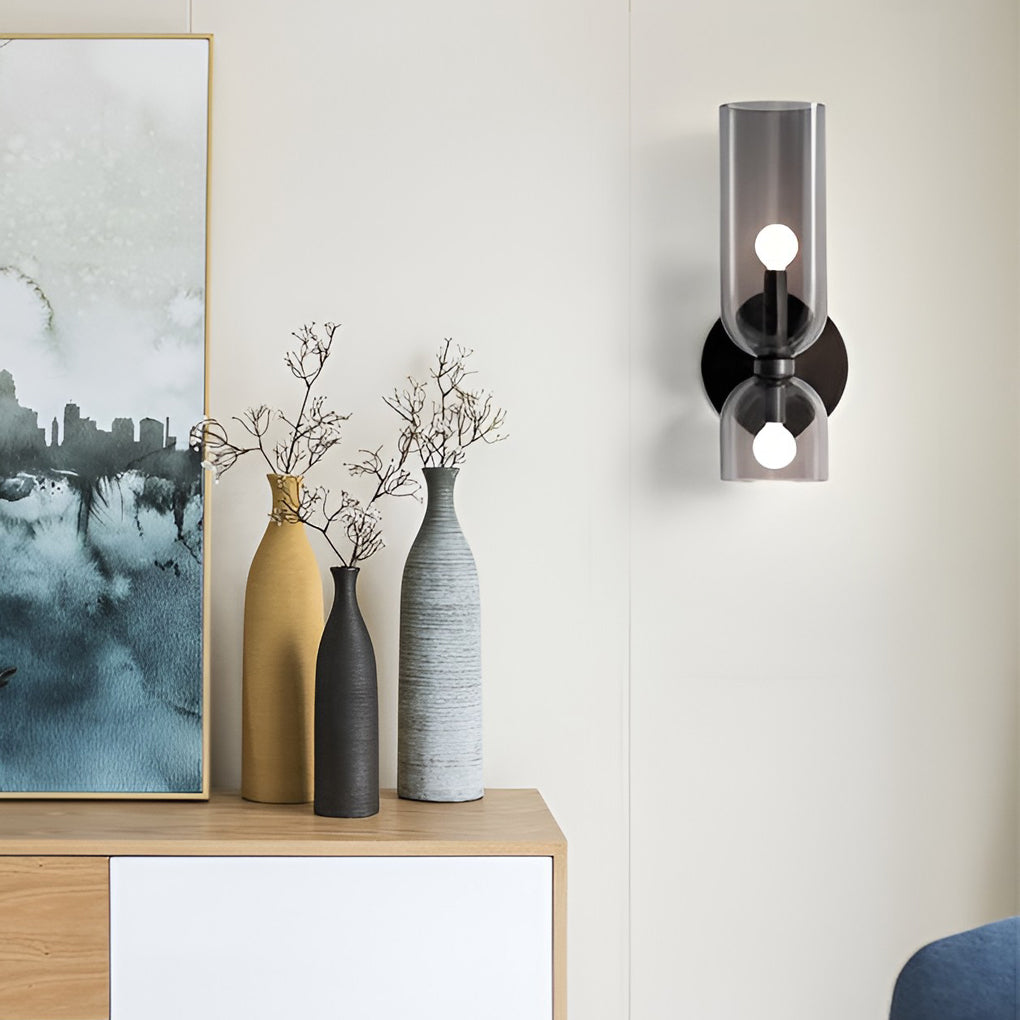 Creative Glass Up and Down Lights Nordic Wall Lamp Wall Light Fixture