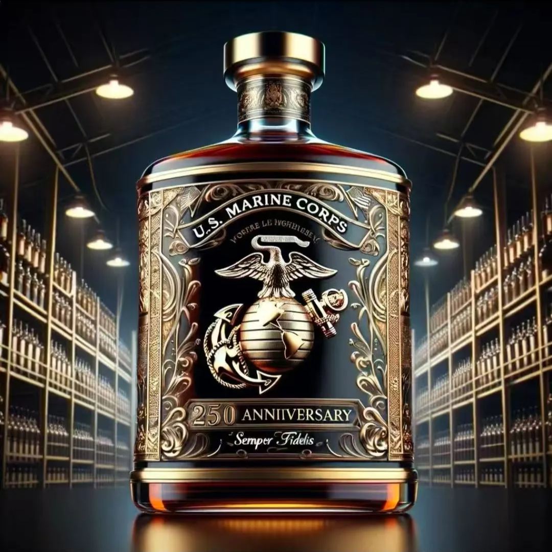 250th Anniversary U.S. Military Commemorative Bottle