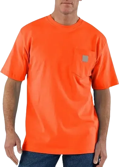 CHT Men's K87 Workwear Loose Fit Heavyweight Short-Sleeve Pocket T-Shirt