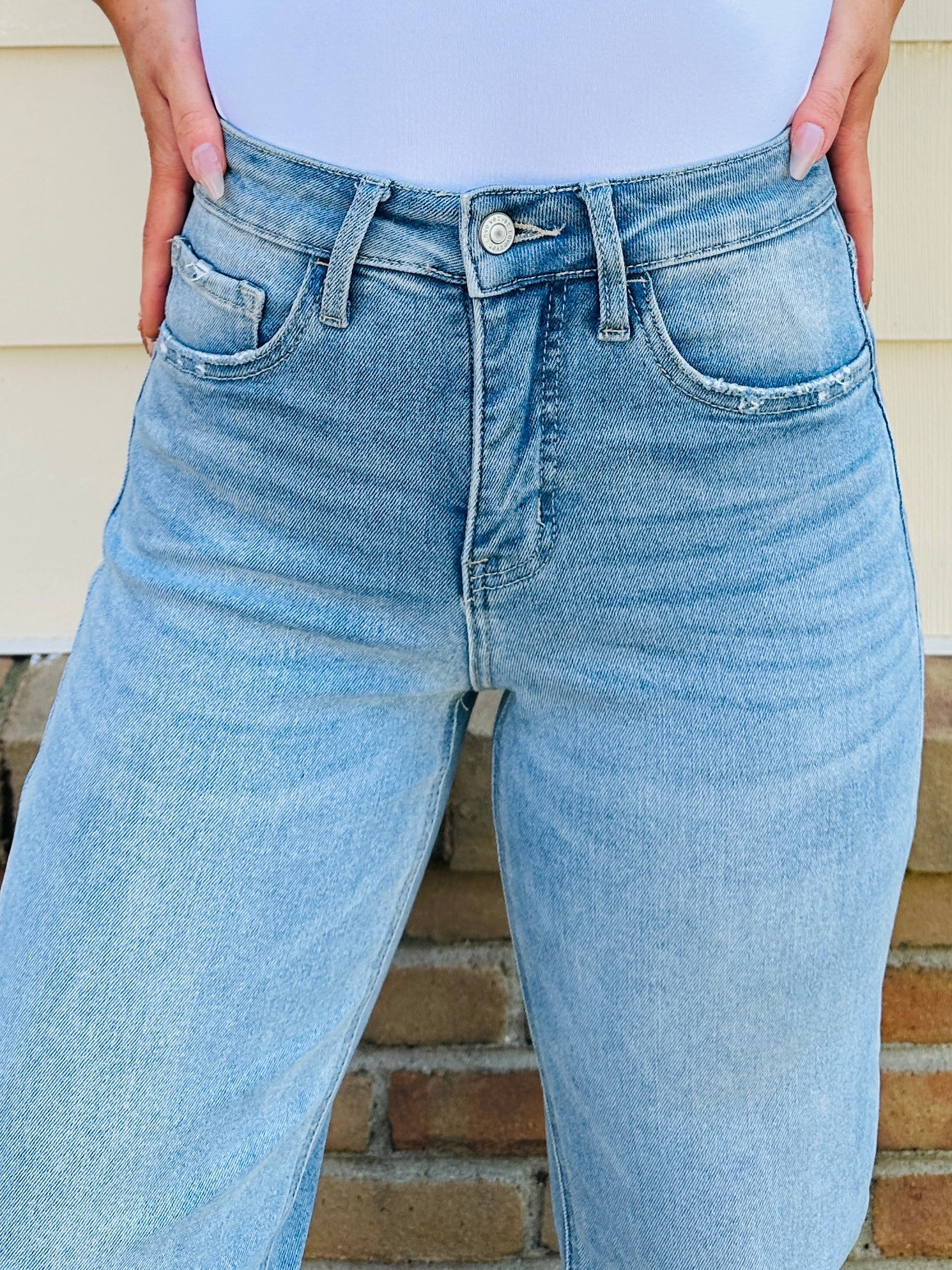 Wear Everywhere Wide Leg Tummy Control Jeans