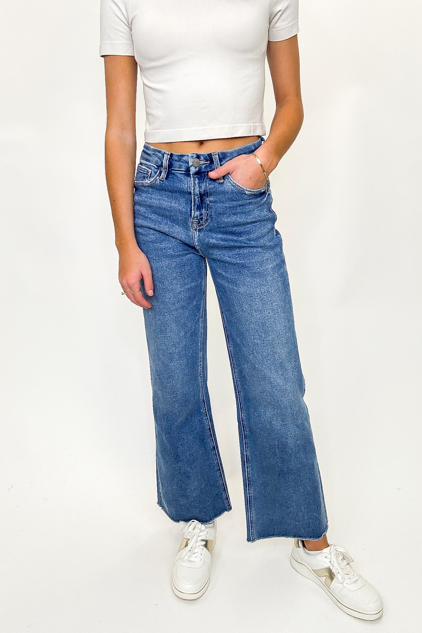 Altitude Super High Wide Leg Jeans