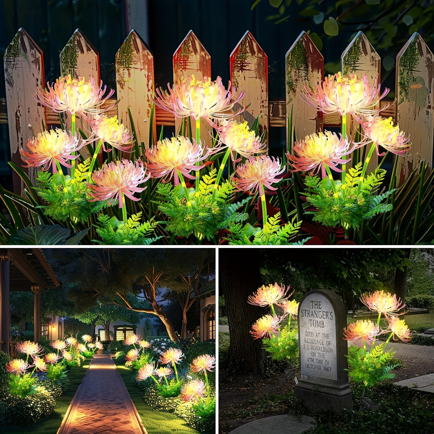 Waterproof Solar Lycoris Radiata Stake Lights