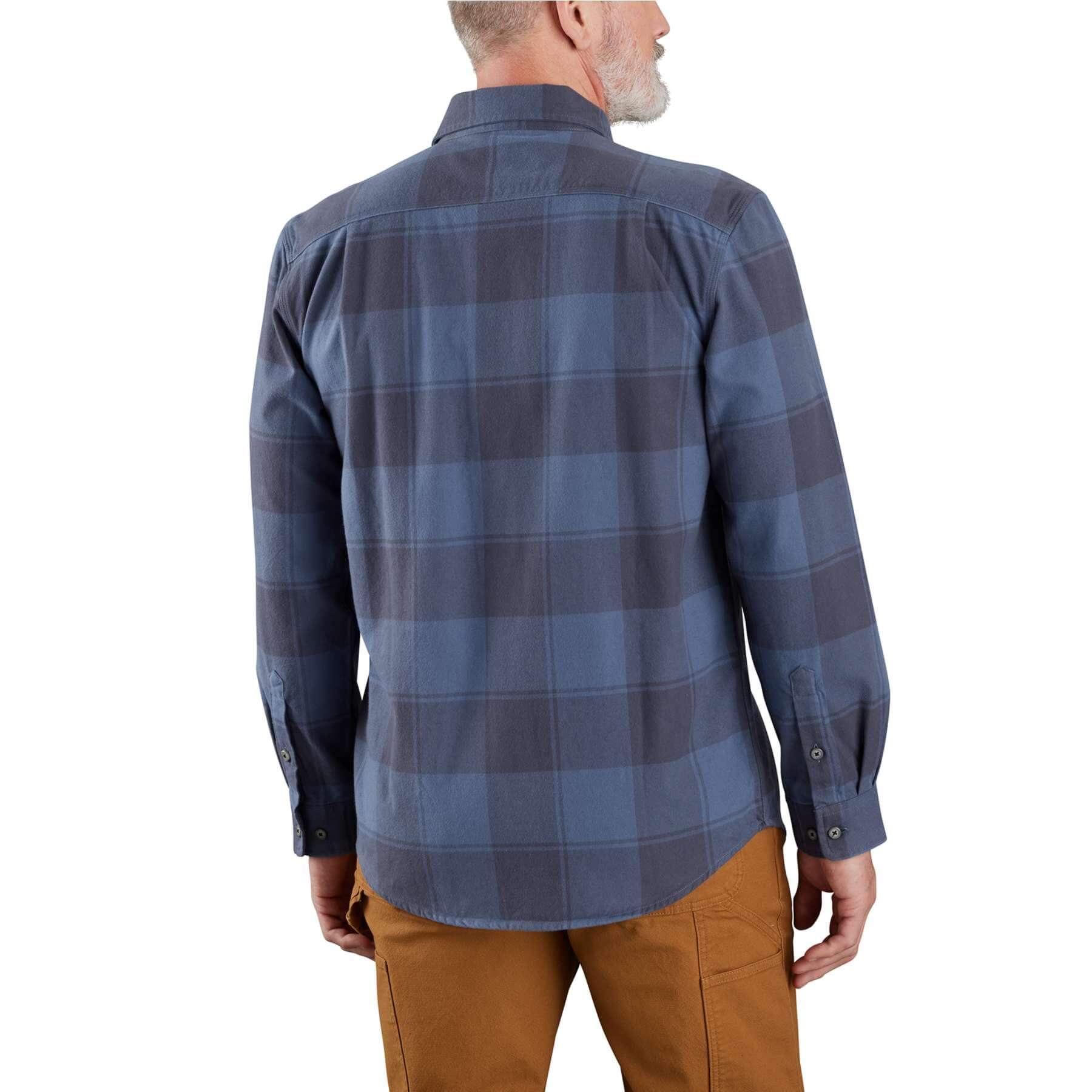 CHT Heavyweight Flannel Loose Fit Long-Sleeve Plaid Shirt 106356