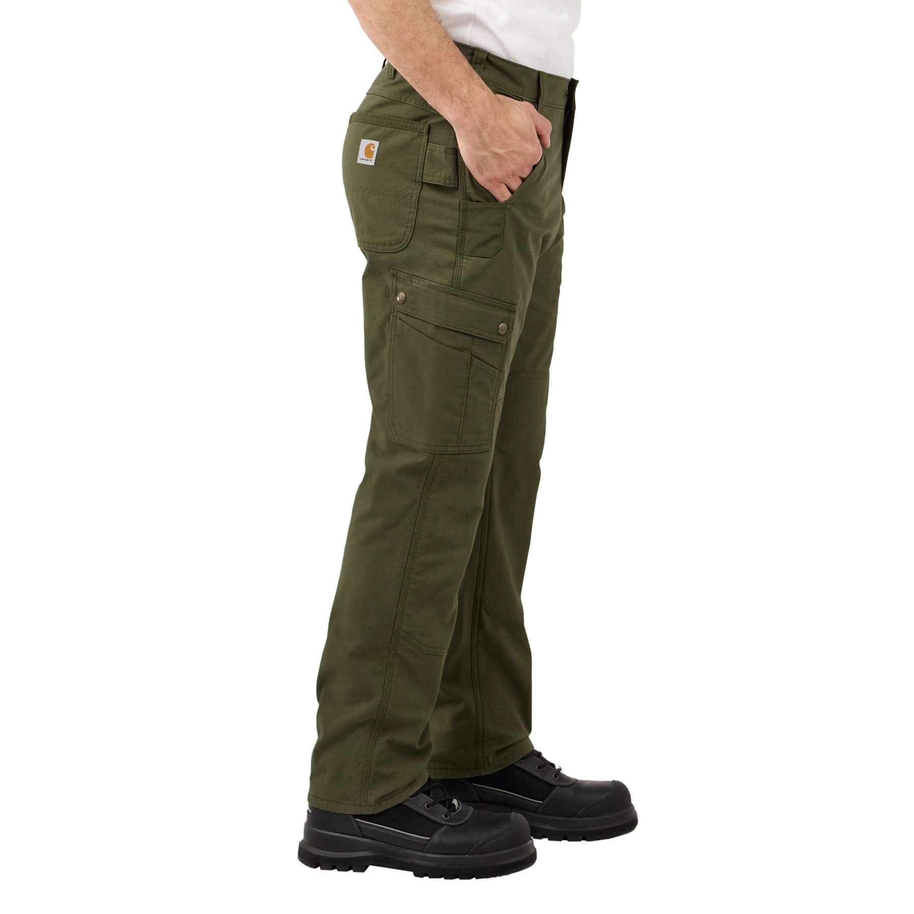 CHT Fleece-Lined Relaxed Fit Ripstop Cargo Work Trousers 105491
