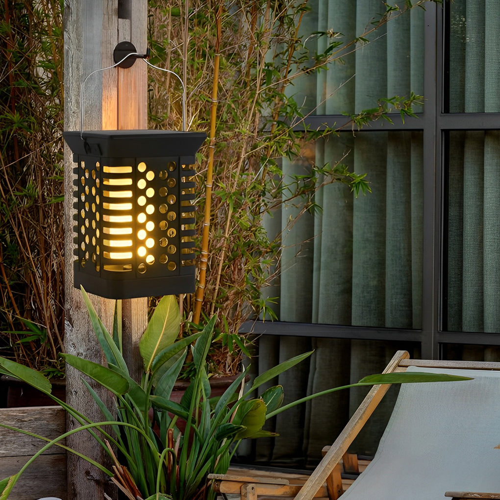 Intelligent Light Sensing LED Rechargeable Portable Solar Lanterns Outdoor