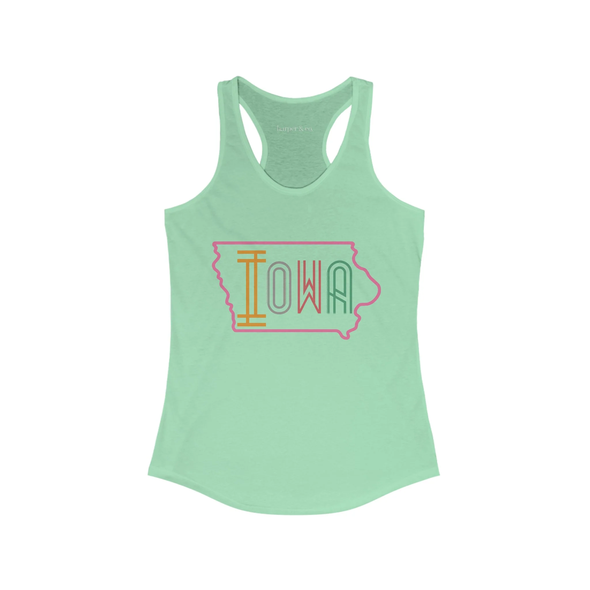 Iowa Pink Women's  Racerback Tank