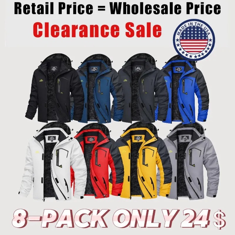 Men's Winter Coats Water Resistant Ski Snow Jacket