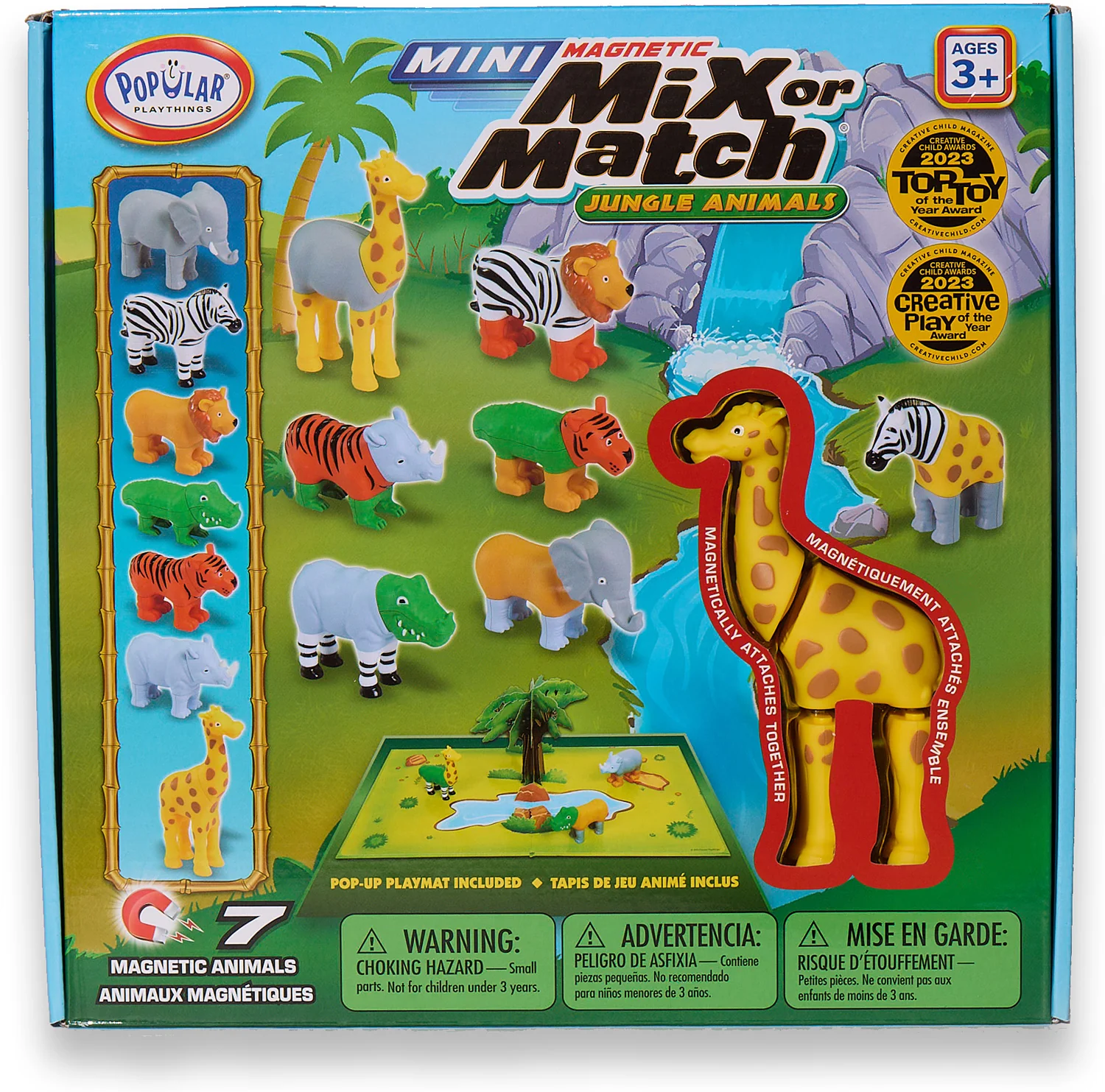 Mini Magnetic Mix Or Match Jungle Animals