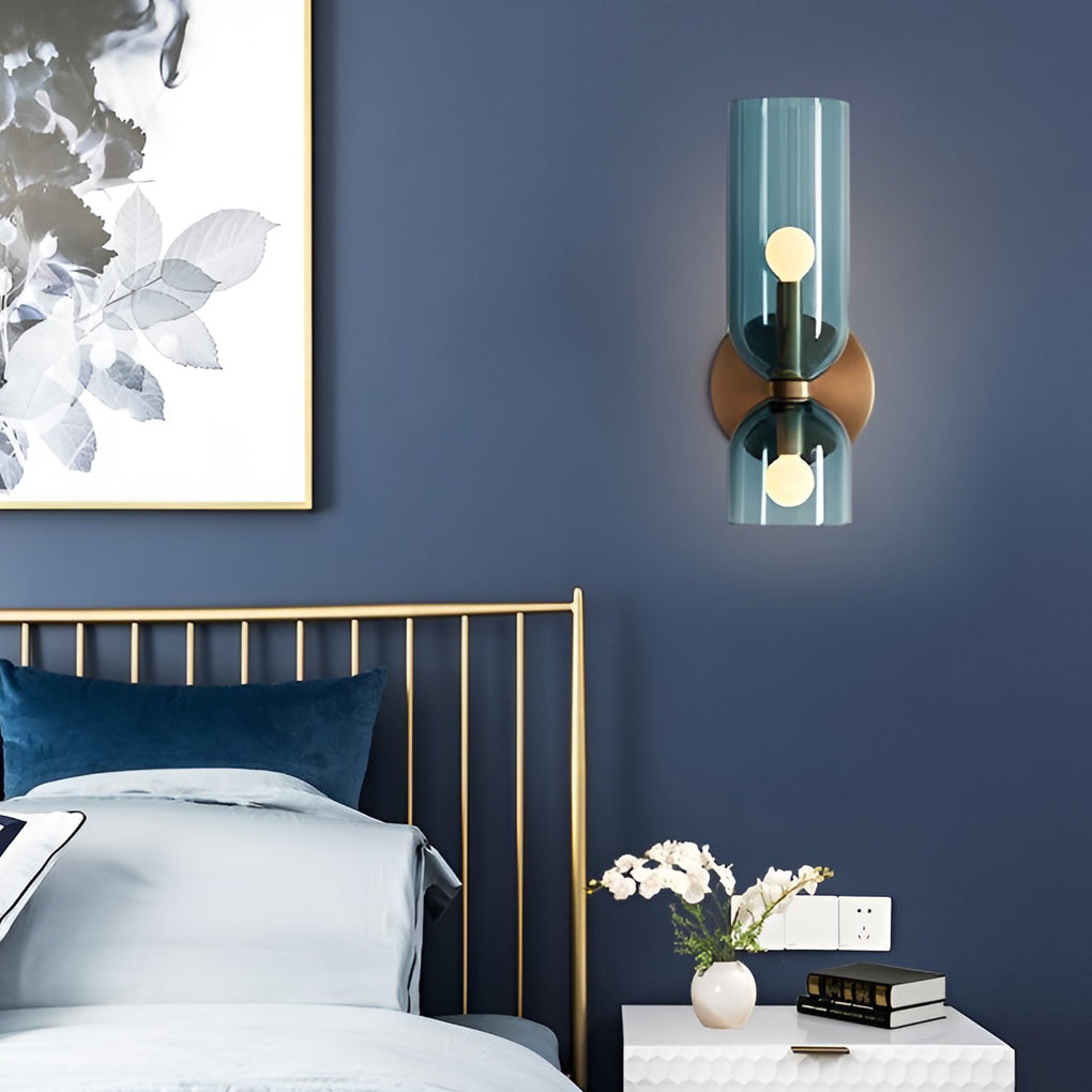 Creative Glass Up and Down Lights Nordic Wall Lamp Wall Light Fixture