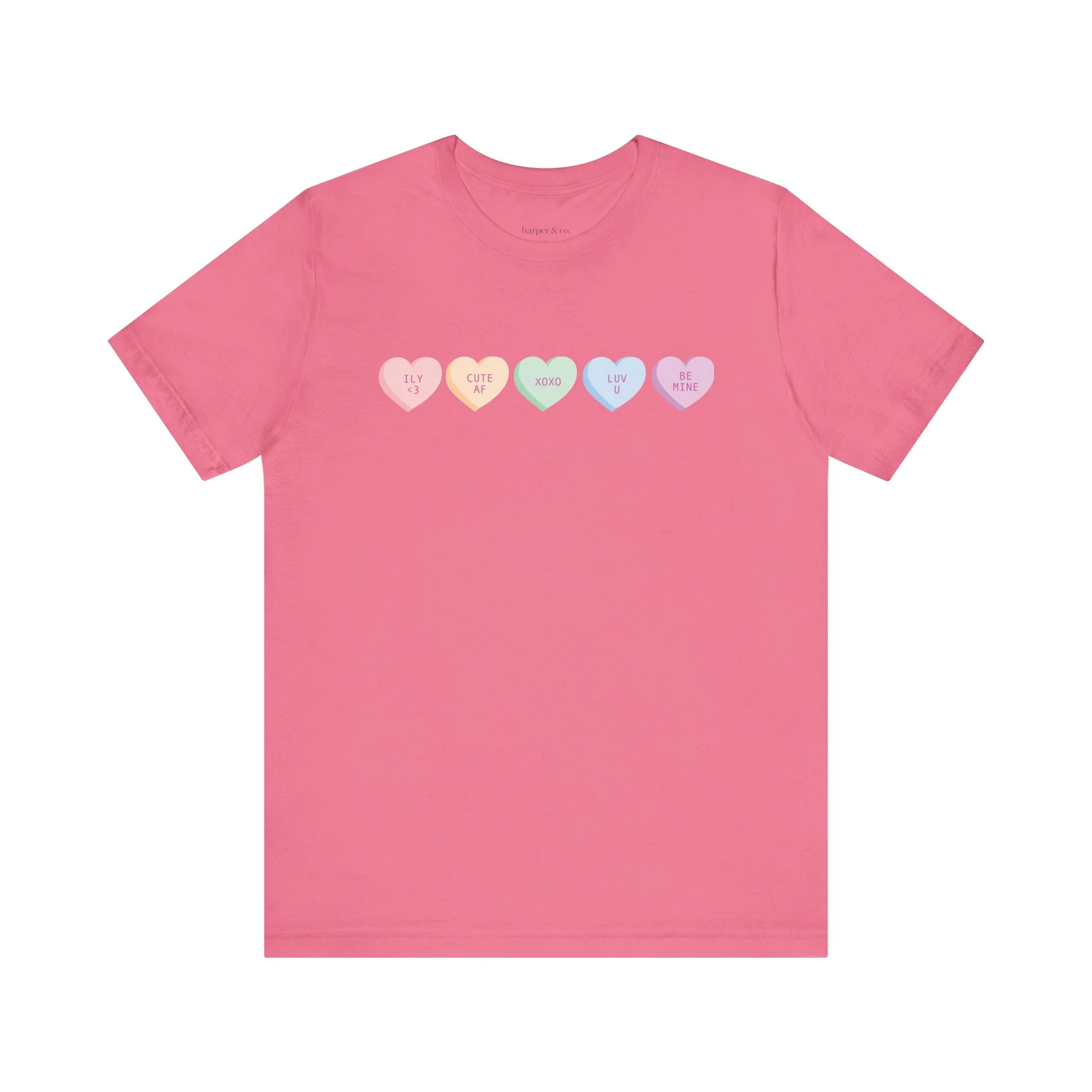 Convo Hearts Unisex Jersey Short Sleeve Tee