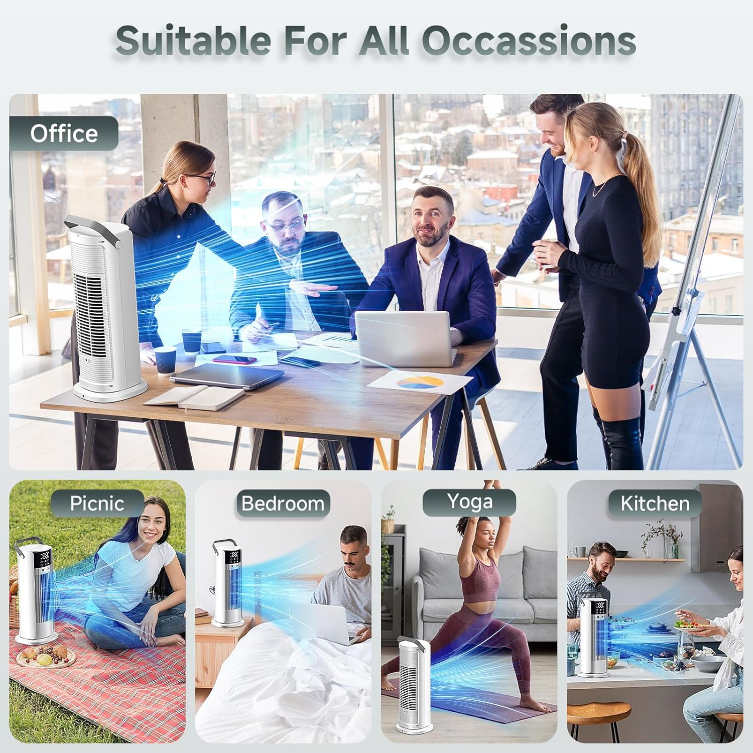 Portable Air Conditioners Tower Cooling Fan