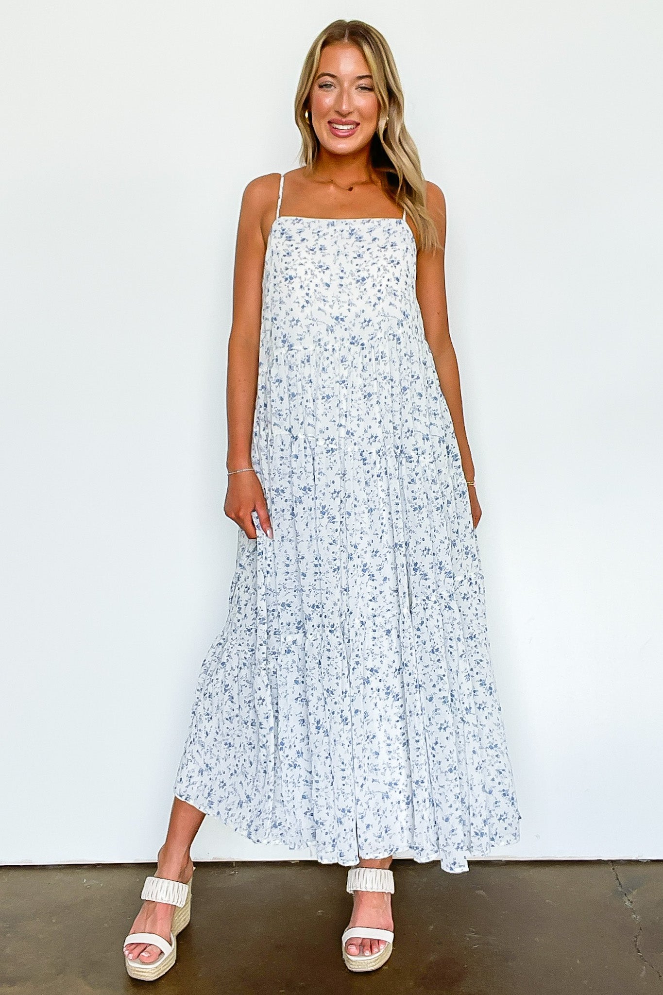 Flirtatious Poise Floral Dress