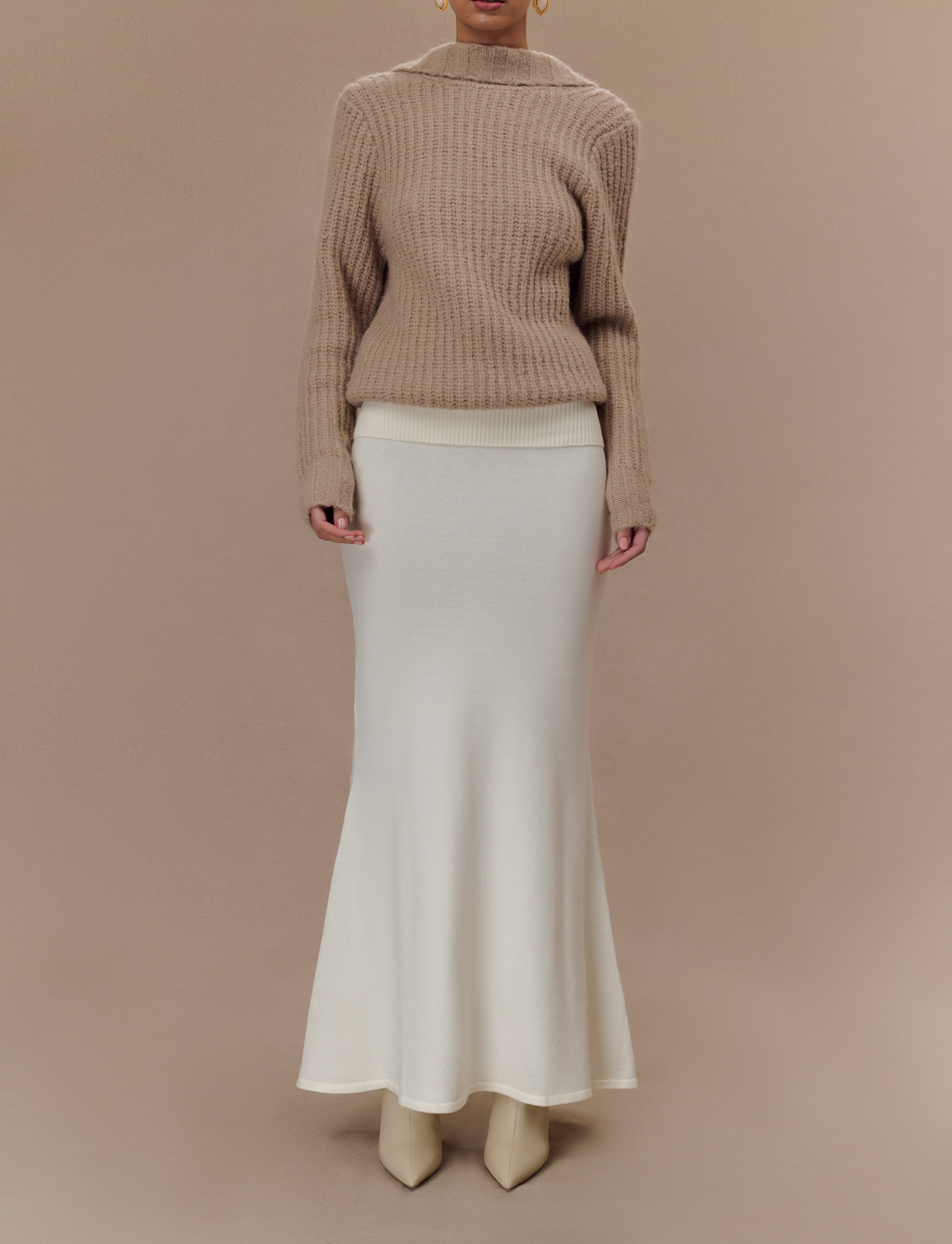 Marle Oversized Low Back Knit Jumper