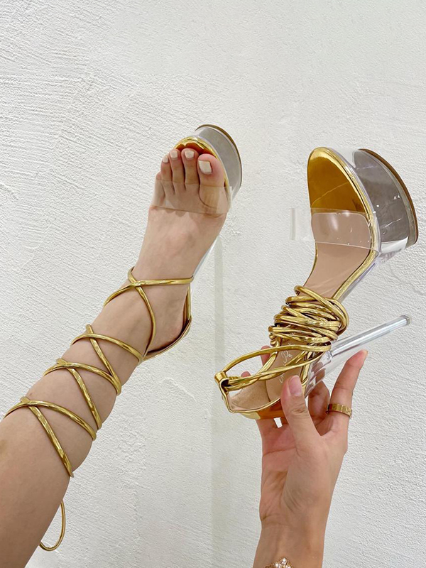Bandage Stilettos Pumps Sandals