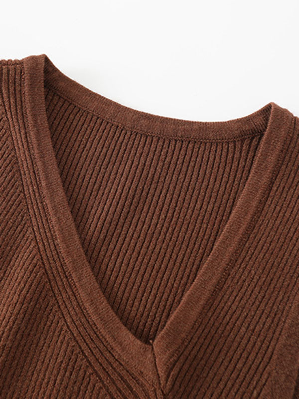 Asymmetric Solid Color Sleeveless V-Neck Vest Top