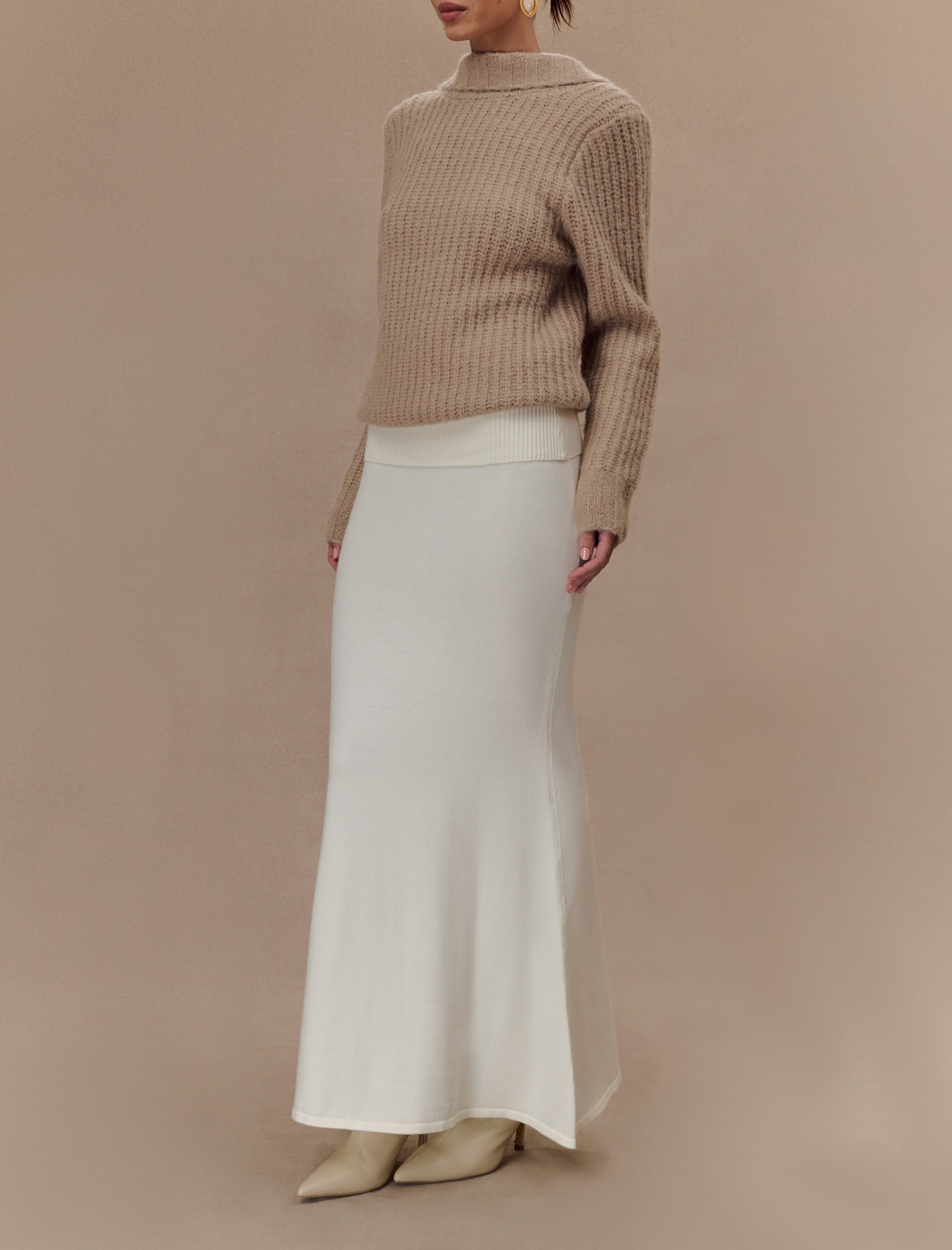 Marle Oversized Low Back Knit Jumper