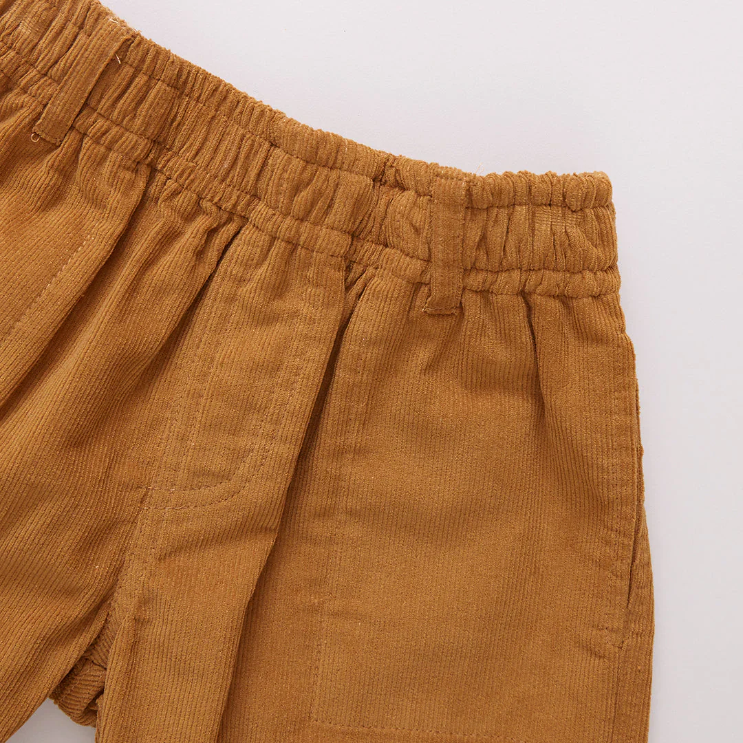 Boys Corduroy Jackson Pant Gold