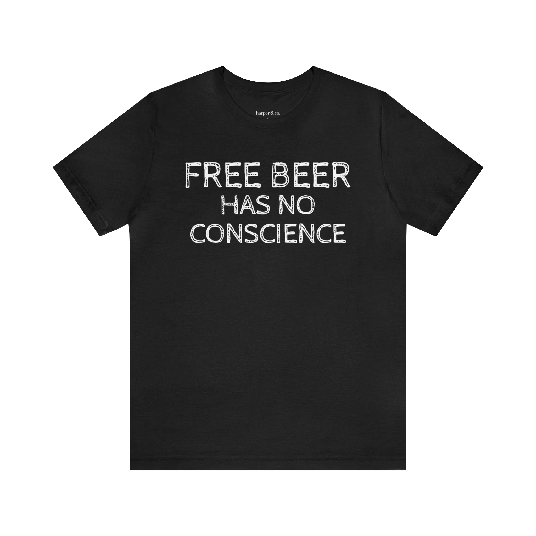 Free Beer Unisex Jersey Short Sleeve Tee