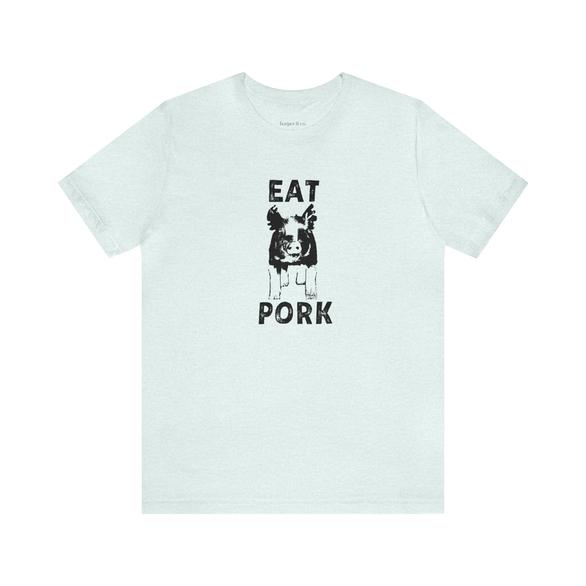 Eat Pork Unisex Jersey Short Sleeve Tee