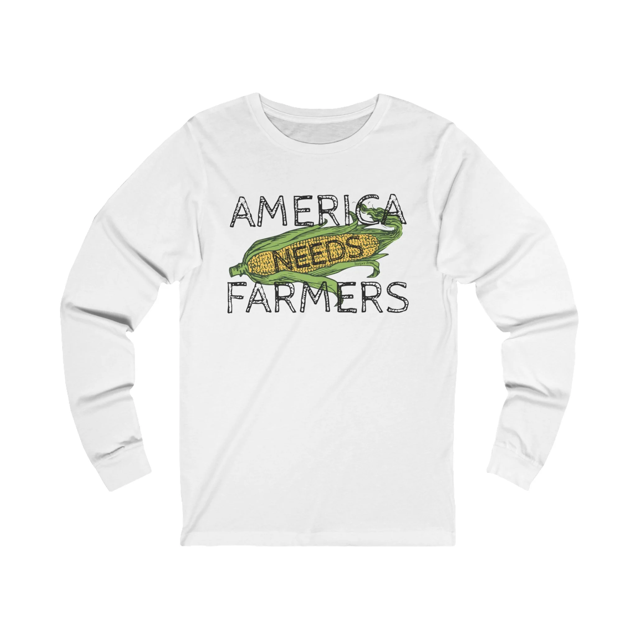 America Needs Farmers Unisex Jersey Long Sleeve Tee