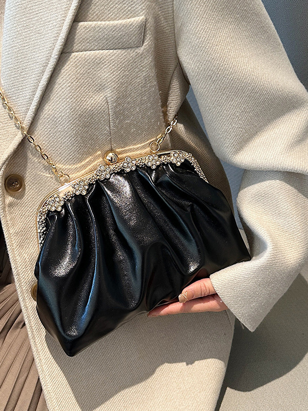 Pleated Shiny Bags