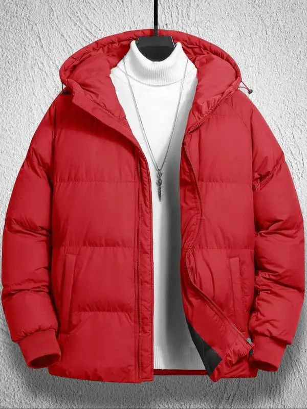 🔥Last Day 95% OFF🔥Men's Thick Warm Hooded Puffer Coat