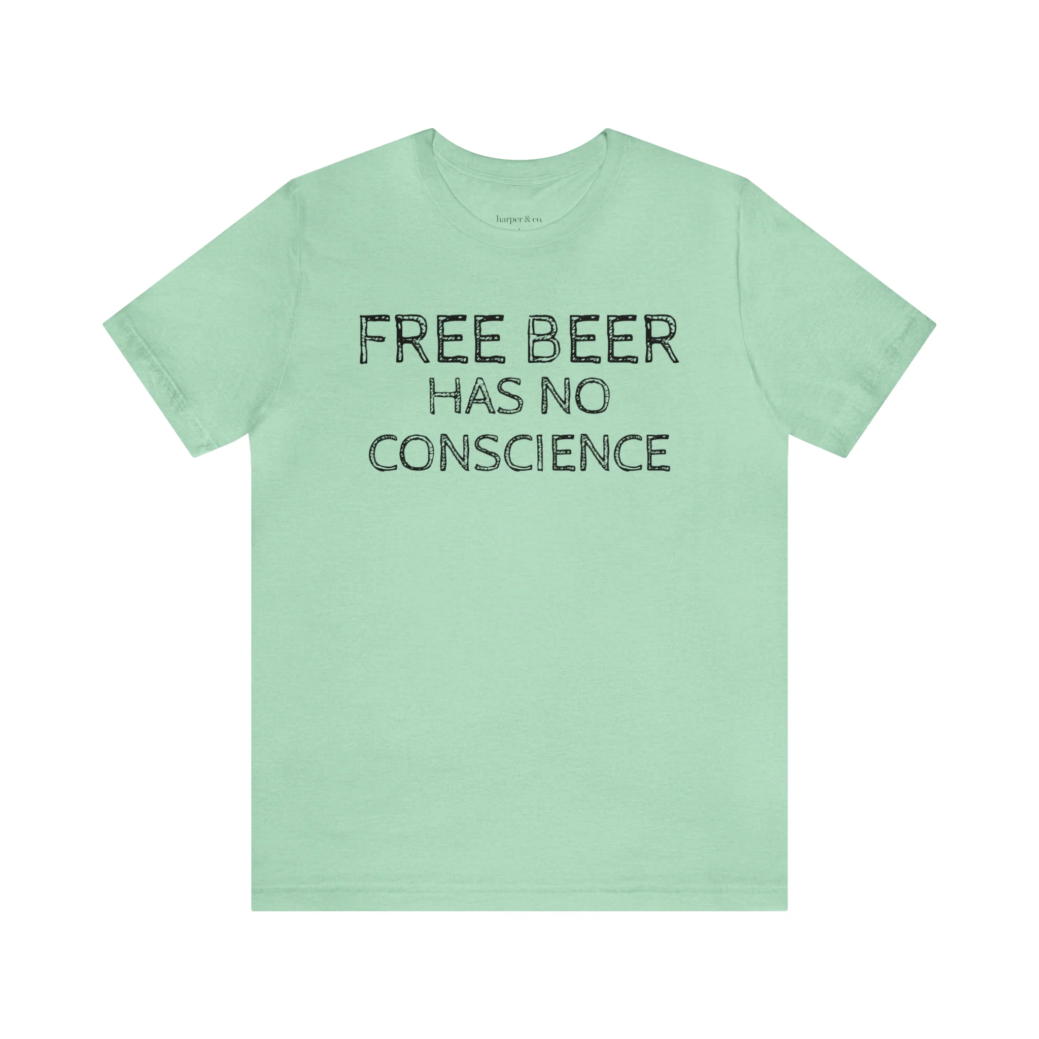 Free Beer Unisex Jersey Short Sleeve Tee