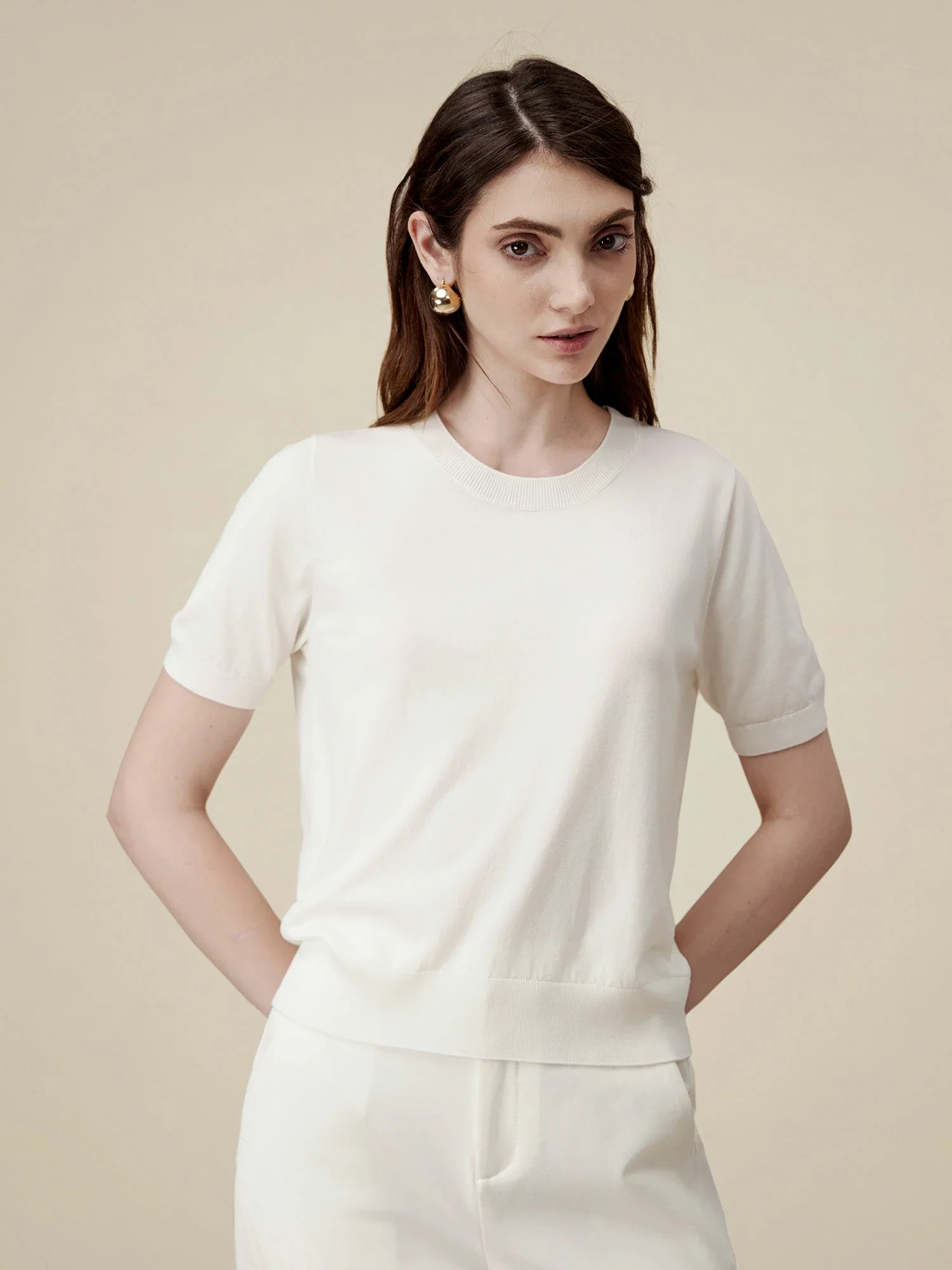 Lyocell Lightweight Knit Top