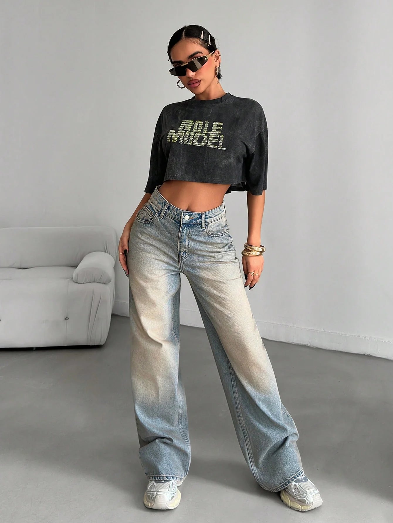 Chill In Blue Straight Fit Jeans