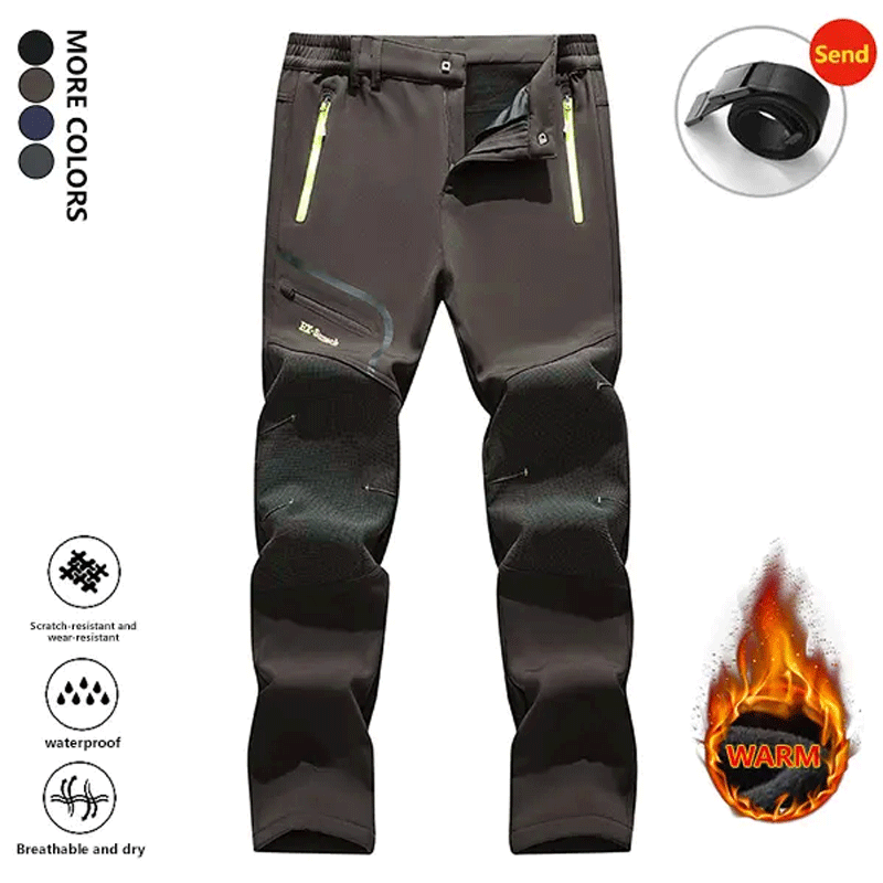 ​​Men's All-Season Work Pants – Straight Leg Carpenter Pants with Utility Pockets​​