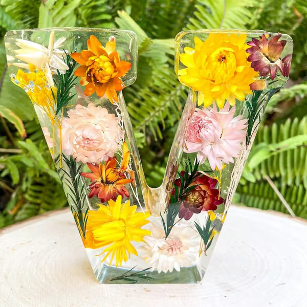 Handmade Floral Night Light From A to Z