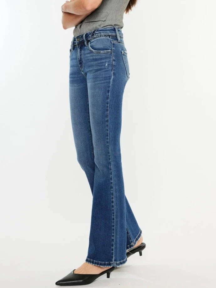 Melina Mid Rise Flare Jeans
