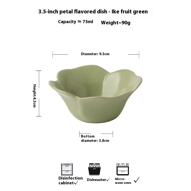 Ceramic Flower Petals Bowl